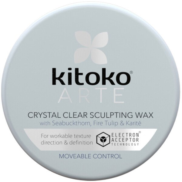 KITOKO Arte Crystal Clear Sculpting Wax 75ml (vasks matu veidošanai)