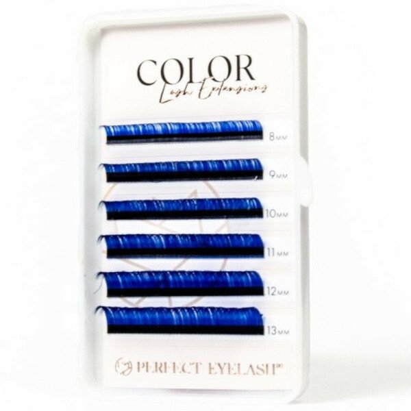 PE COSMETICS Color Blue C Curl Mix 0,07 6 Lines (apjoma skropstas)