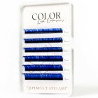 PE COSMETICS Color Blue C Curl Mix 0,15 6 Lines (klasiskās skropstas)