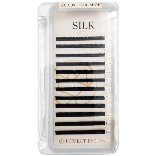 PE COSMETICS Silk CC Curl Mix 0,10 Short Length 12 Lines (zīda skropstas)