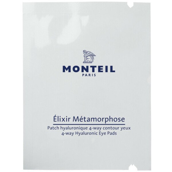 MONTEIL Elixir Metamorphose 4 Way Hyaluronic Eye Pads 1x3ml (acu patči ar hialuronskābi)